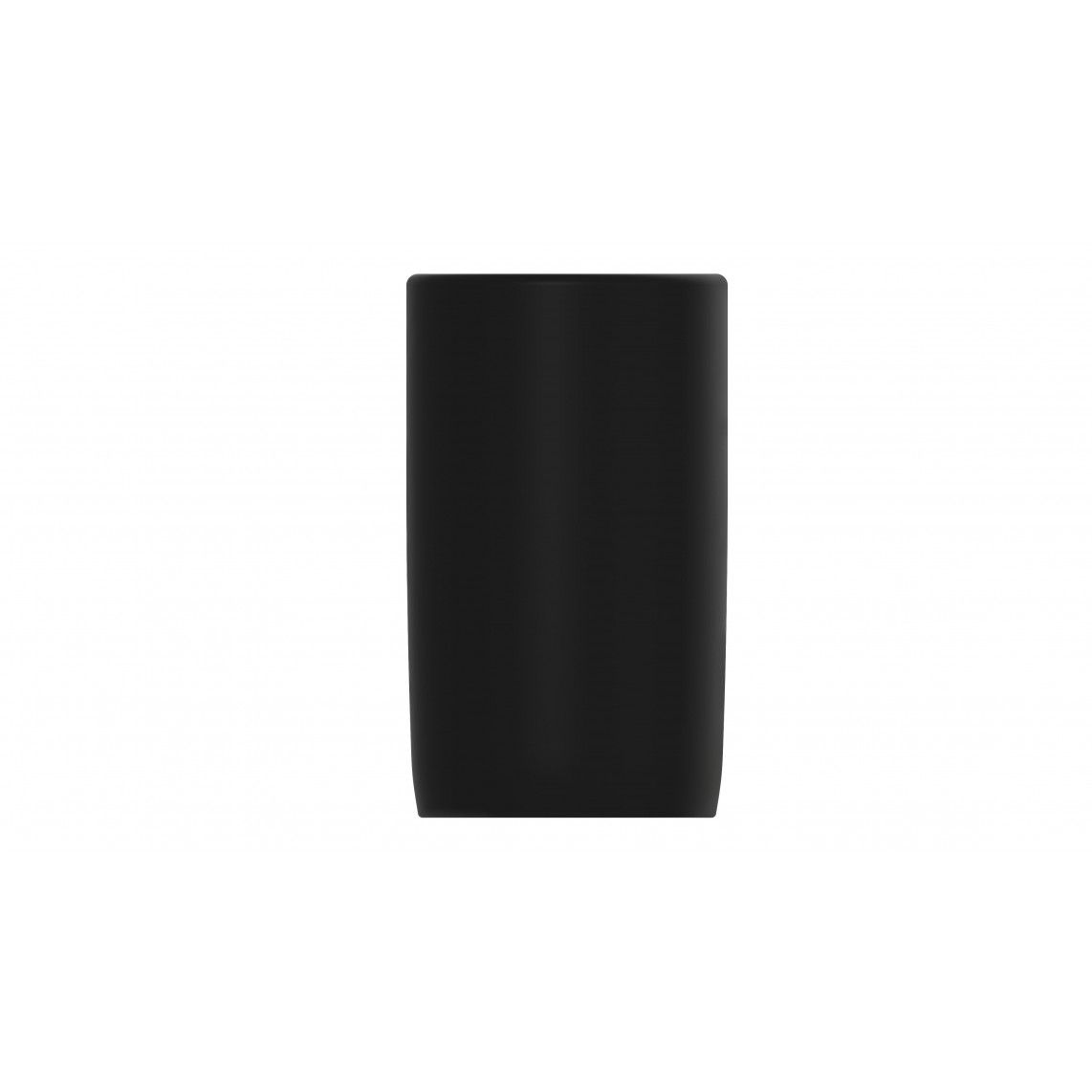 BA0641 Toothbrush cup, black matt vue 2