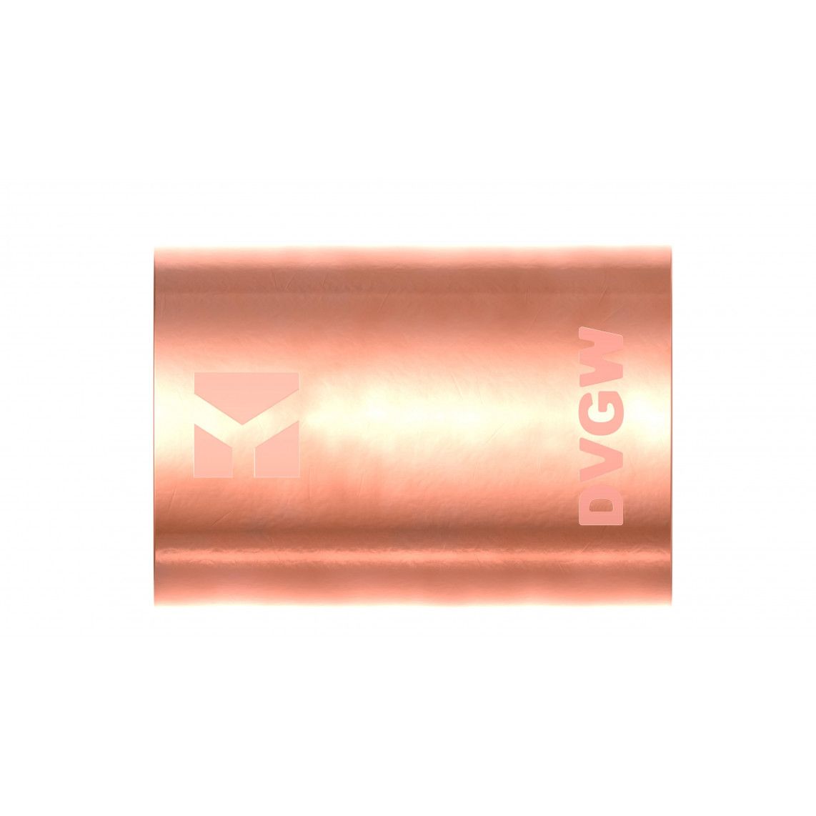 989093055 CU dubbele mof, blanco, 15 mm, 2 mofen, (5270) vue 2
