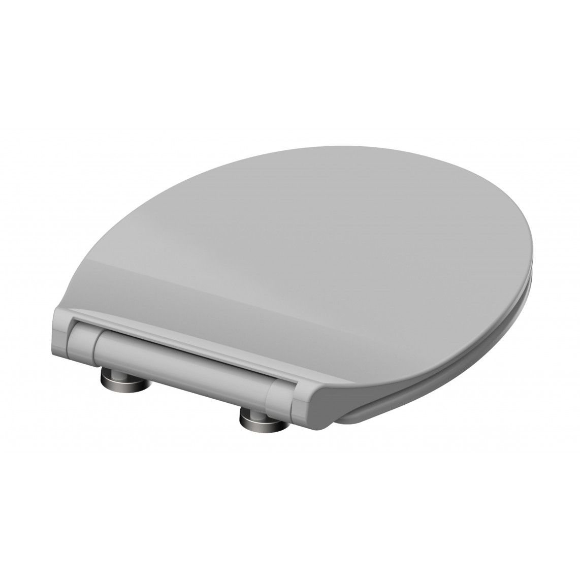 82702 abattant WC en Duroplast SLIM GREY, avec frein de chute et déclipsable vue 5
