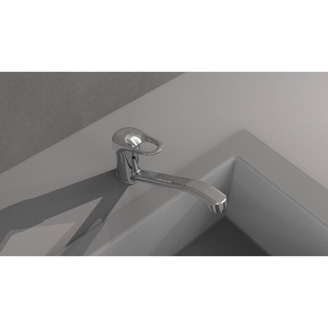 77450 PORTO Sink mixer, chrome vue 5