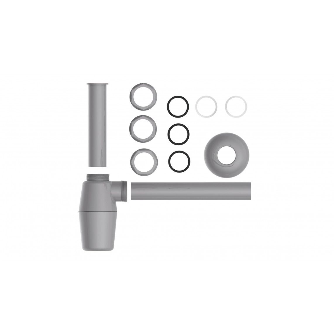 98803049 ECO-SAVE KS siphon à bouteille, Gris, 1 1/4"x32 mm vue 3