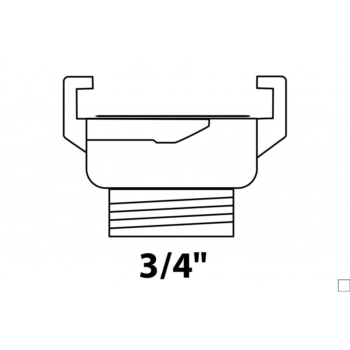 989861048 MS snelfitting-Draadstuk, blanco, 3/4"BI vue 2