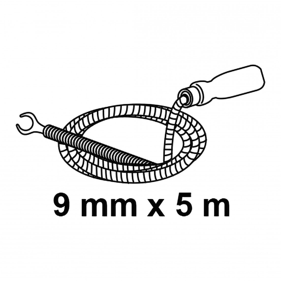 99907120 Pipe cleaning spiral, 9 mm x 5 m vue 8