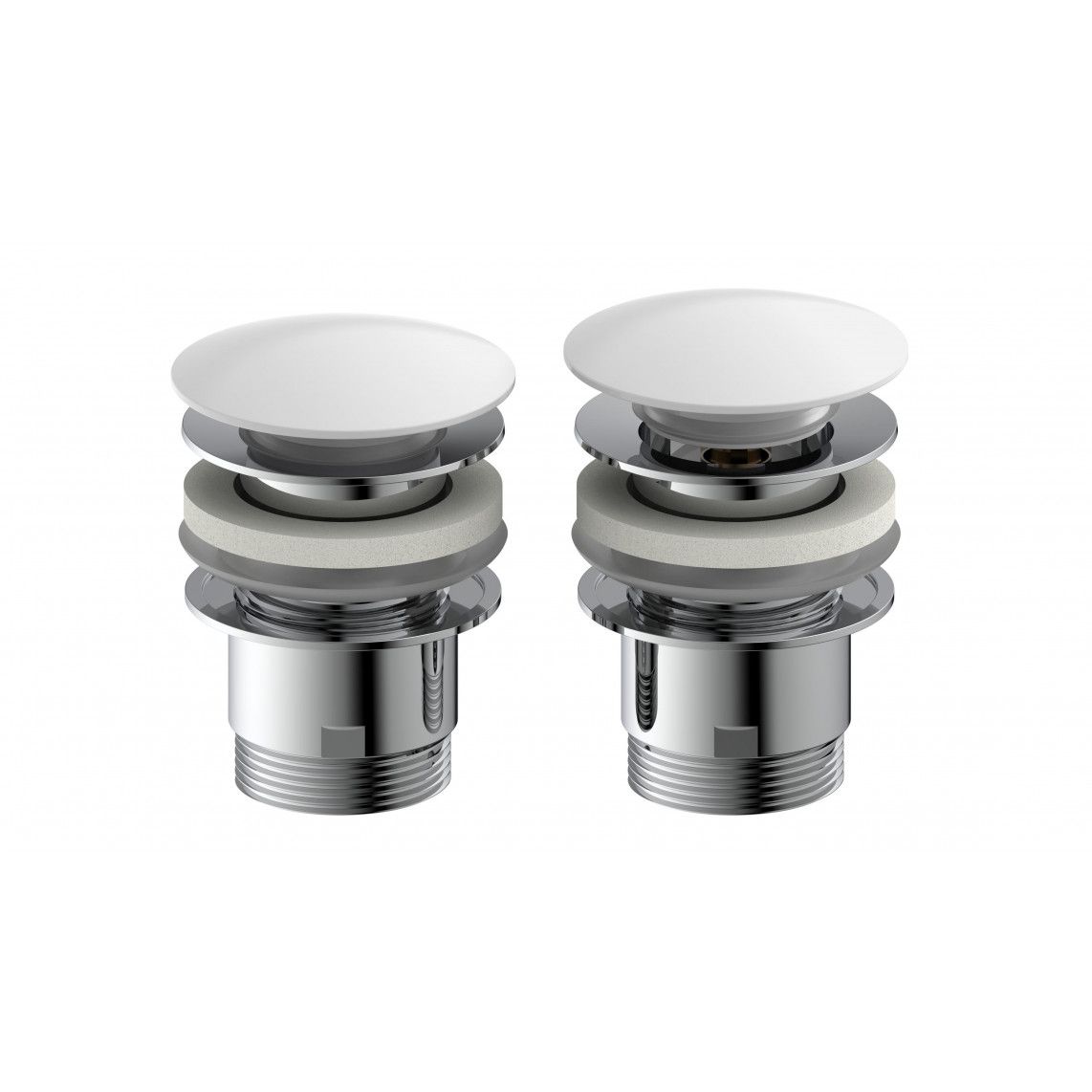 98807410 Design-afvoerwaste, dop wit, 1 1/4? x 65 mm vue 5