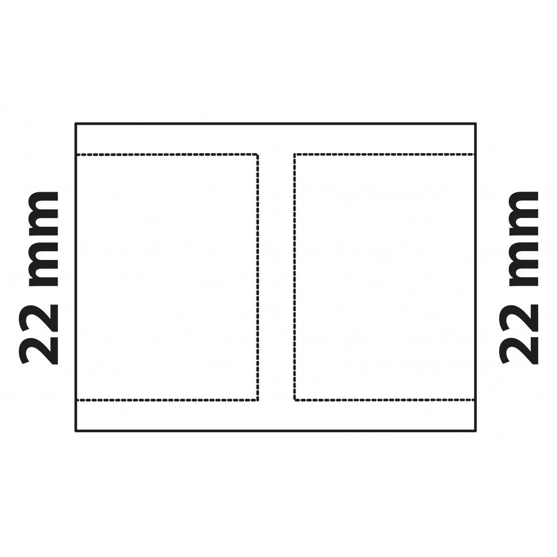 989095017 Double socket, copper solder fitting, 22 mm, 2 sockets vue 3