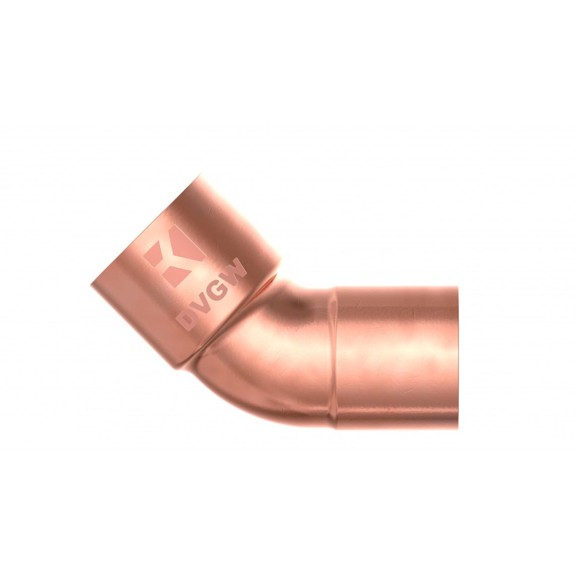 989142055 CU boog 45°, blanco, 15 mm, 1 mof (5040) vue 2