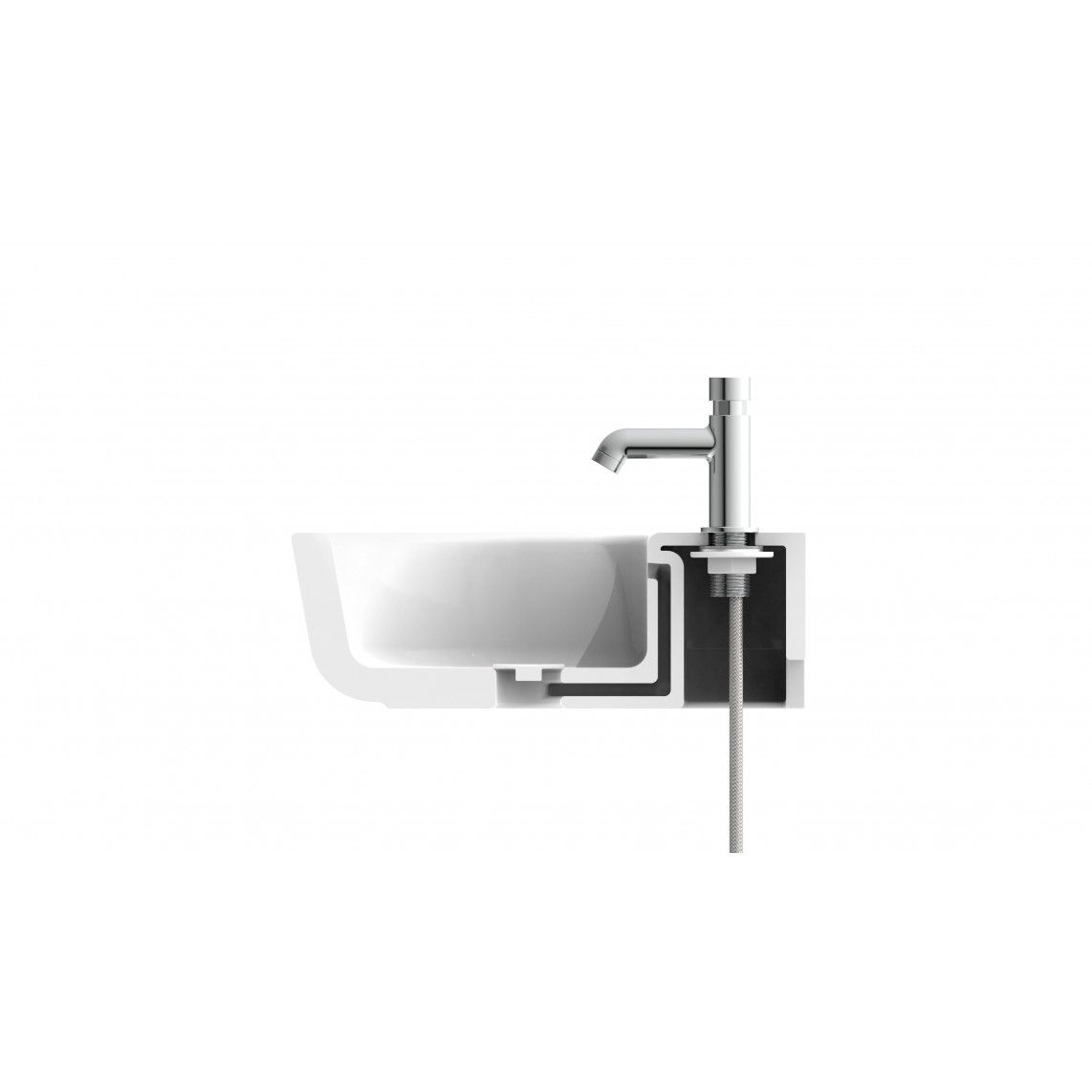 46951 LIMA fonteinkraan, chroom vue 8
