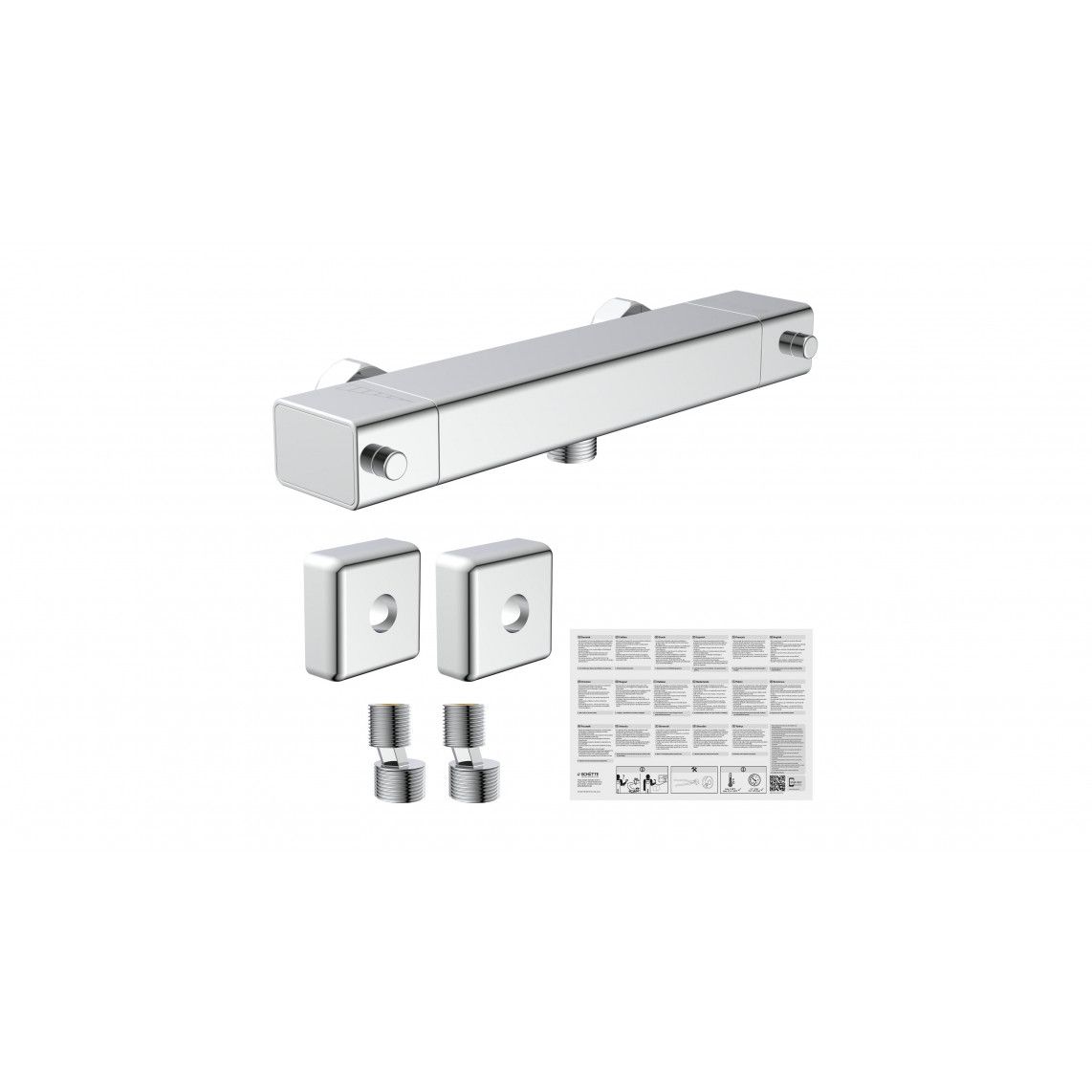 52485 SIGNO Thermostatische douchekraan, chroom vue 6