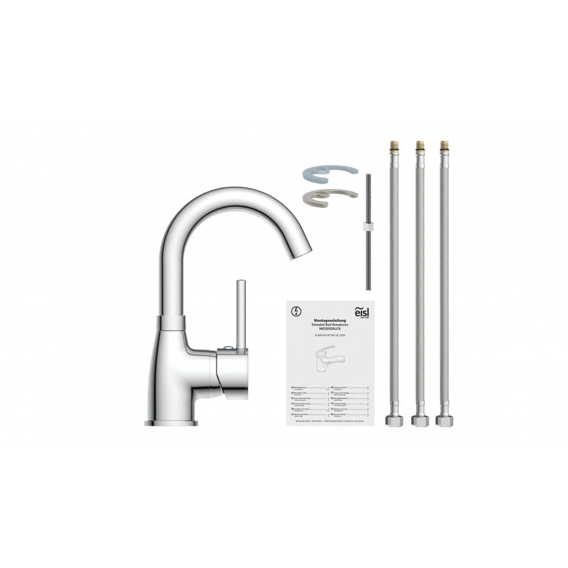 NI075FUTCR-LP FUTURA Wash basin mixer low pressure, chrome vue 3