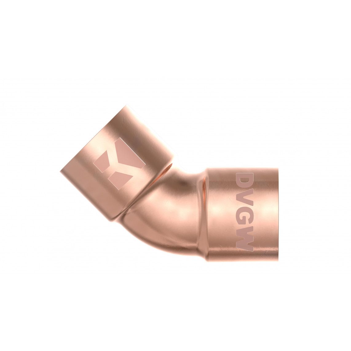 98911860 CU boog 45°, blanco, 18 mm, 2 mofen (5041) (10x) vue 3