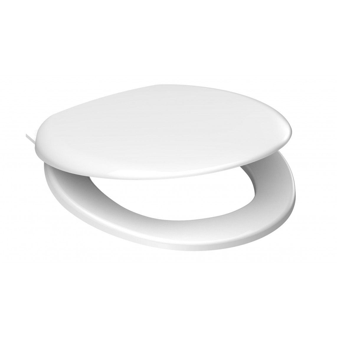 10220 abattant WC en Duroplast, blanc, avec frein de chute vue 3
