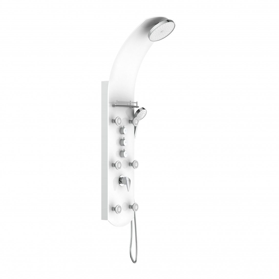 ORSP-YMSBW KARIBIK Panneau de douche, blanc vue 2