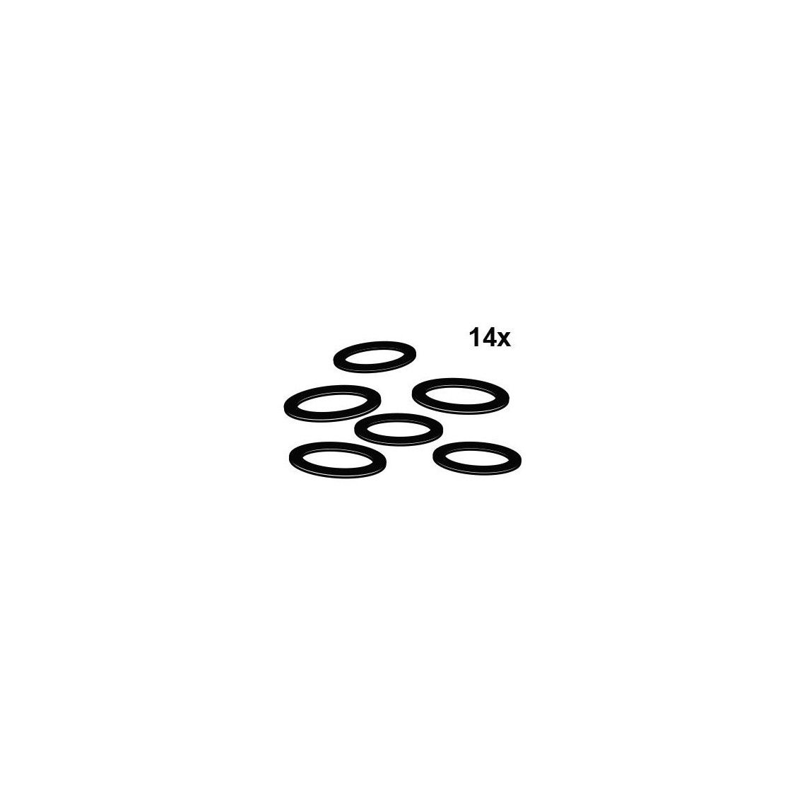 98696620 Gasket assortment, fibre (14x) vue 2