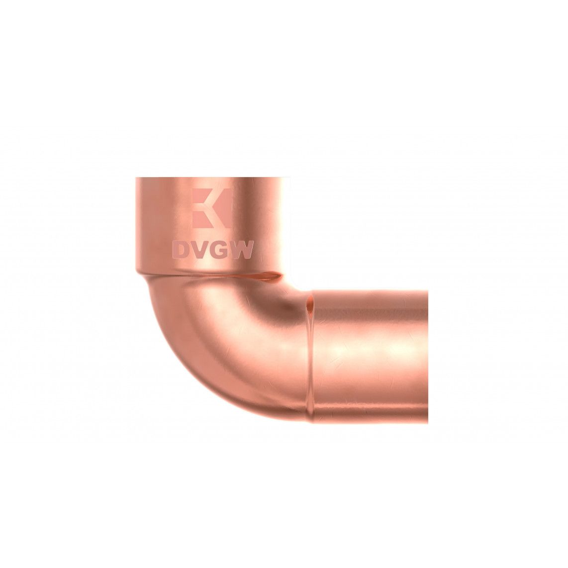 989261055 CU knie 90°, blanco, 12 mm, 1 mof (5092) vue 2
