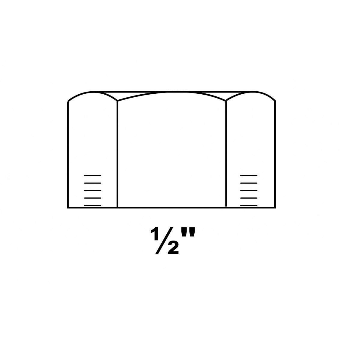 989811060 GI eindkap, gegalvaniseerd, 1/2"BI, (300) (5x) vue 2
