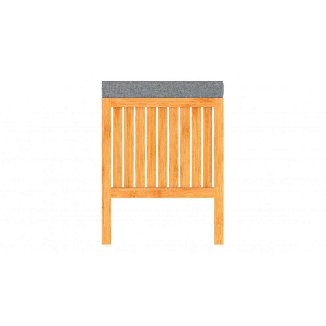 BMBA02-WKBH Bambou Panier à linge avec coussin vue 2
