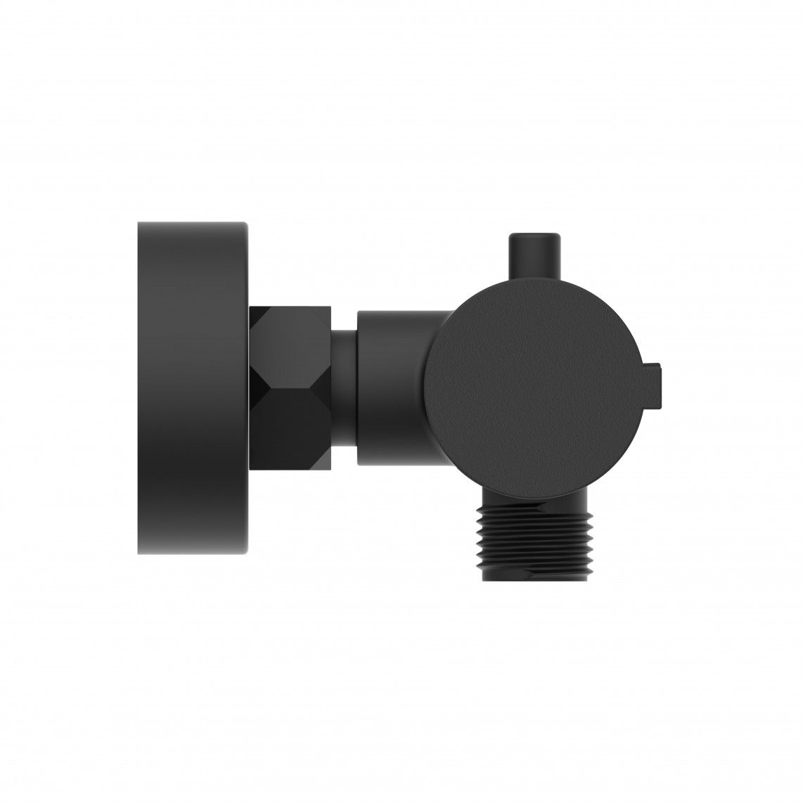 CLT168ACRBL CLAUDIO Thermostatic shower mixer, black matt vue 3