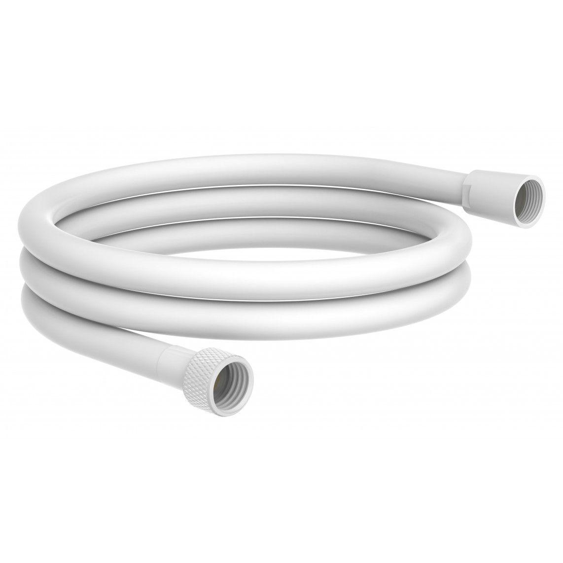 63878 Shower hose 150cm, PVC, white matt vue 2