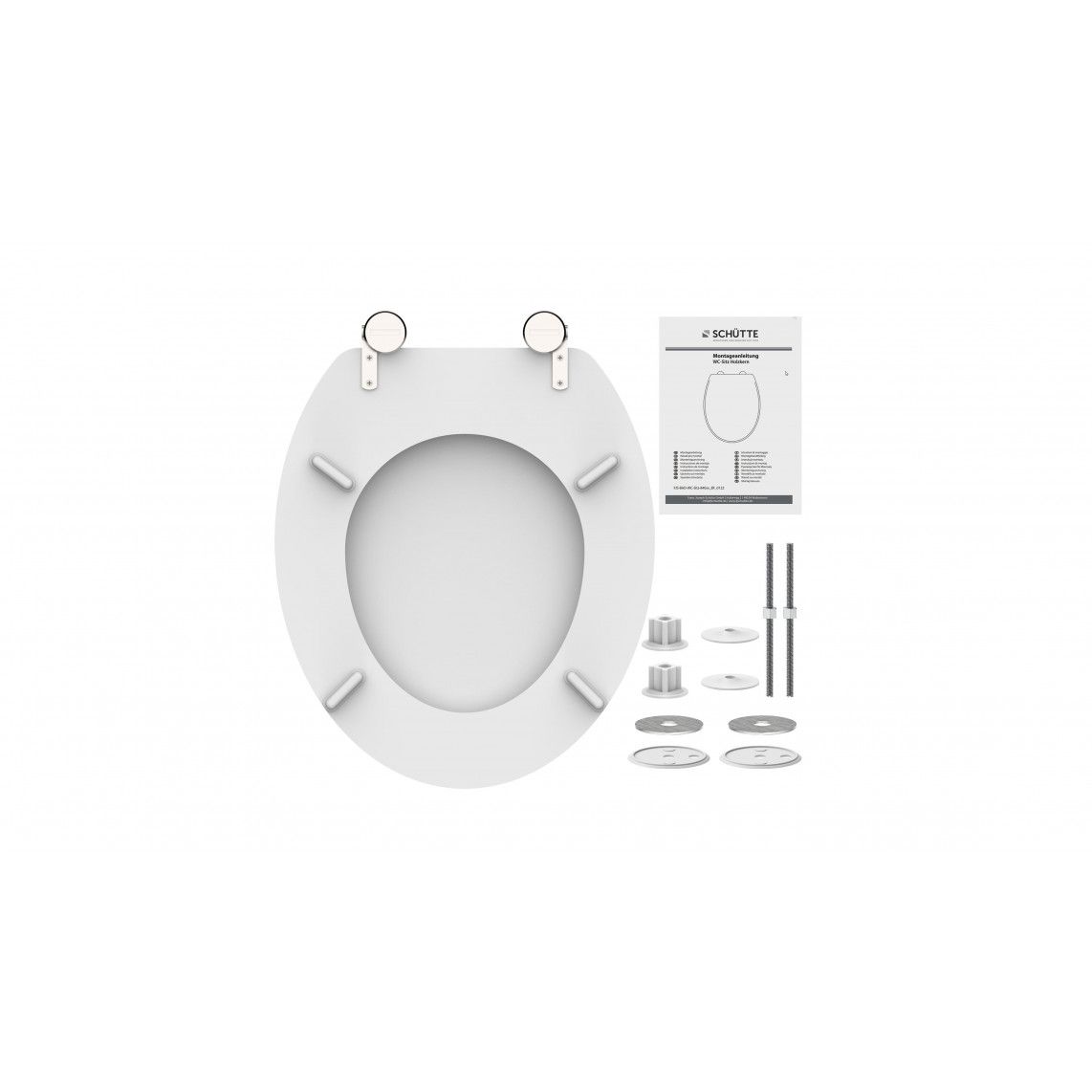 84000 abattant WC avec noyau en bois WHITE vue 7