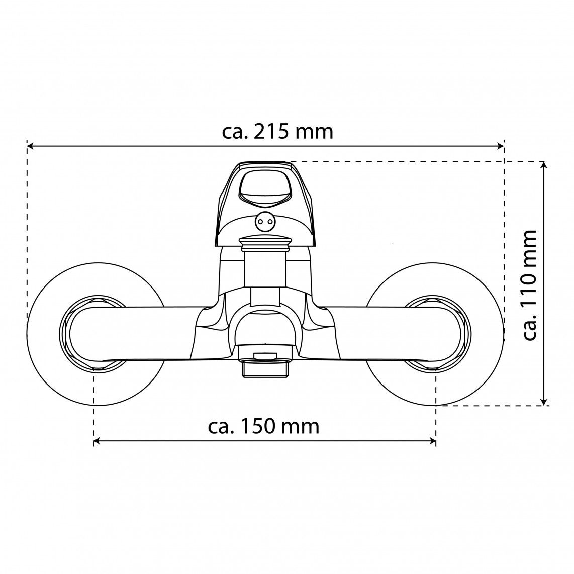 NI023SCR SPEED Mitigeur bain/douche, chromé vue 10