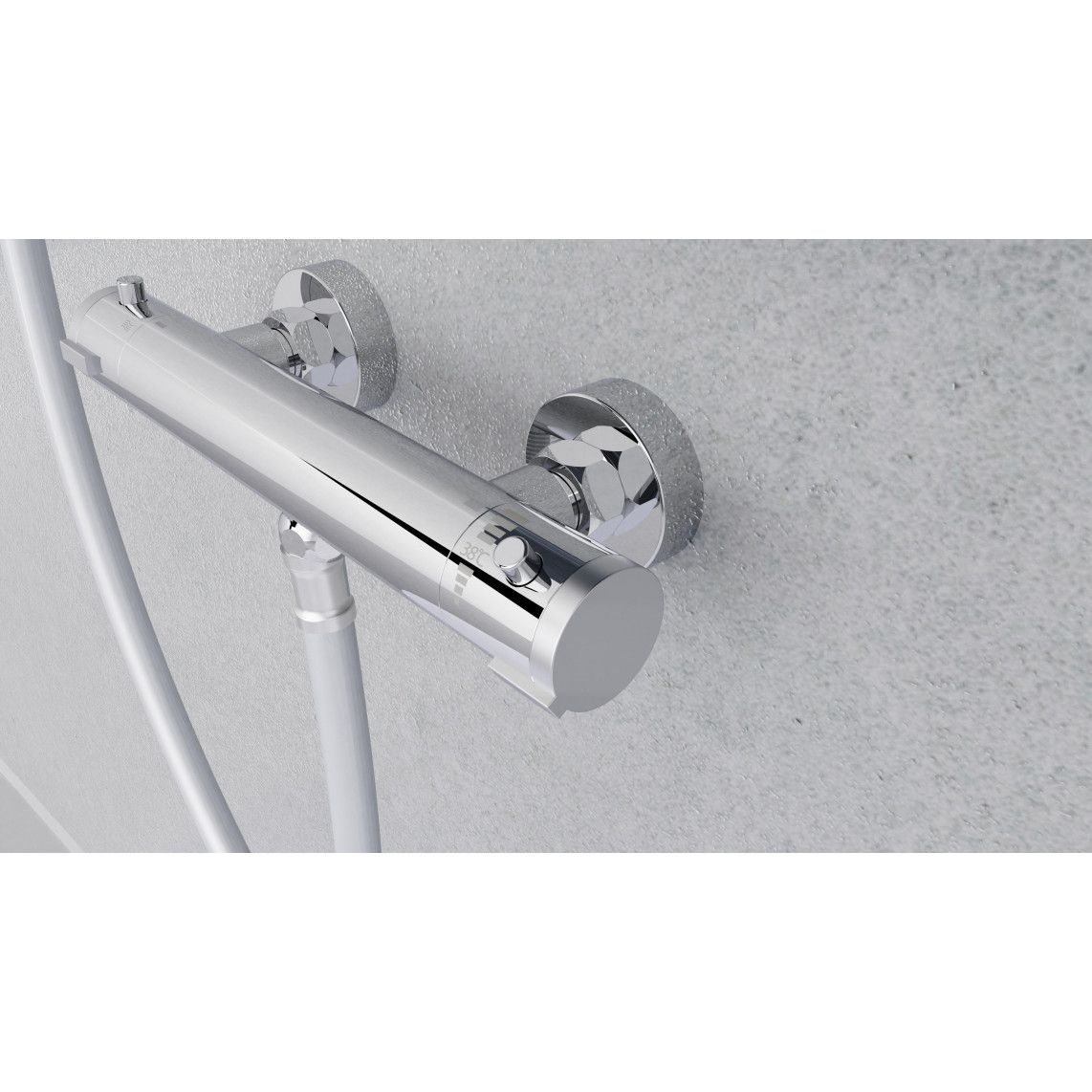 52465 LONDON Mitigeur thermostatique de douche, chromé vue 9