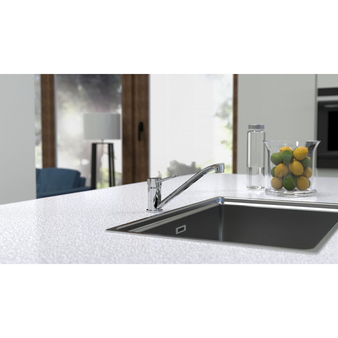 75208 BIRTE Sink mixer, chrome vue 10