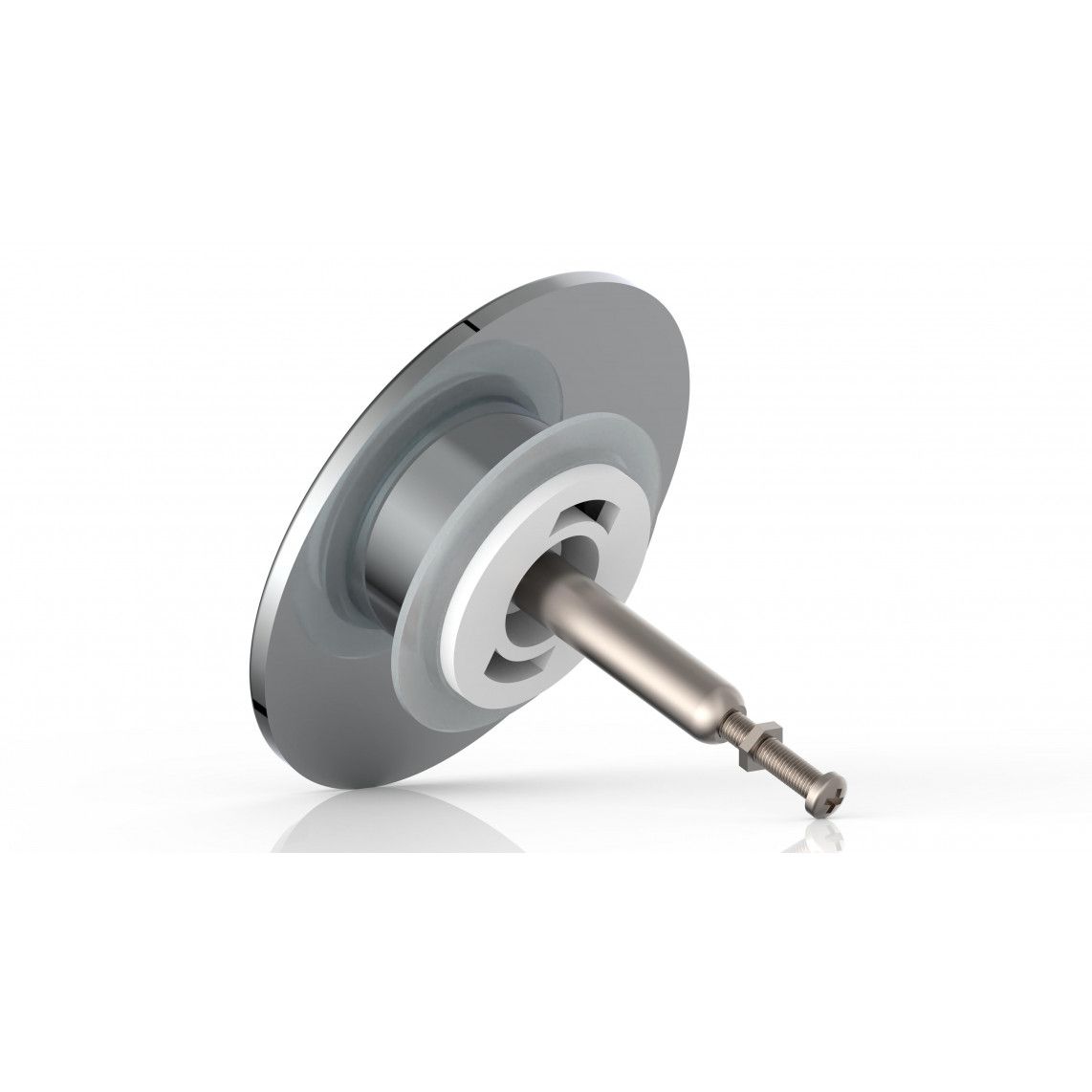 988453155 Afvoerwaste plug, chroom, 70 mm x 1 1/2 ", voor badkuip vue 5