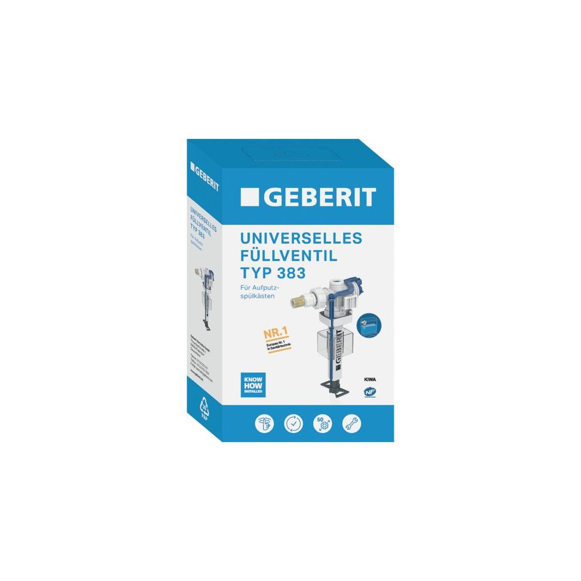 240.700.00.5 GEBERIT Universal-vanne de remplissage, Typ 383 vue 2