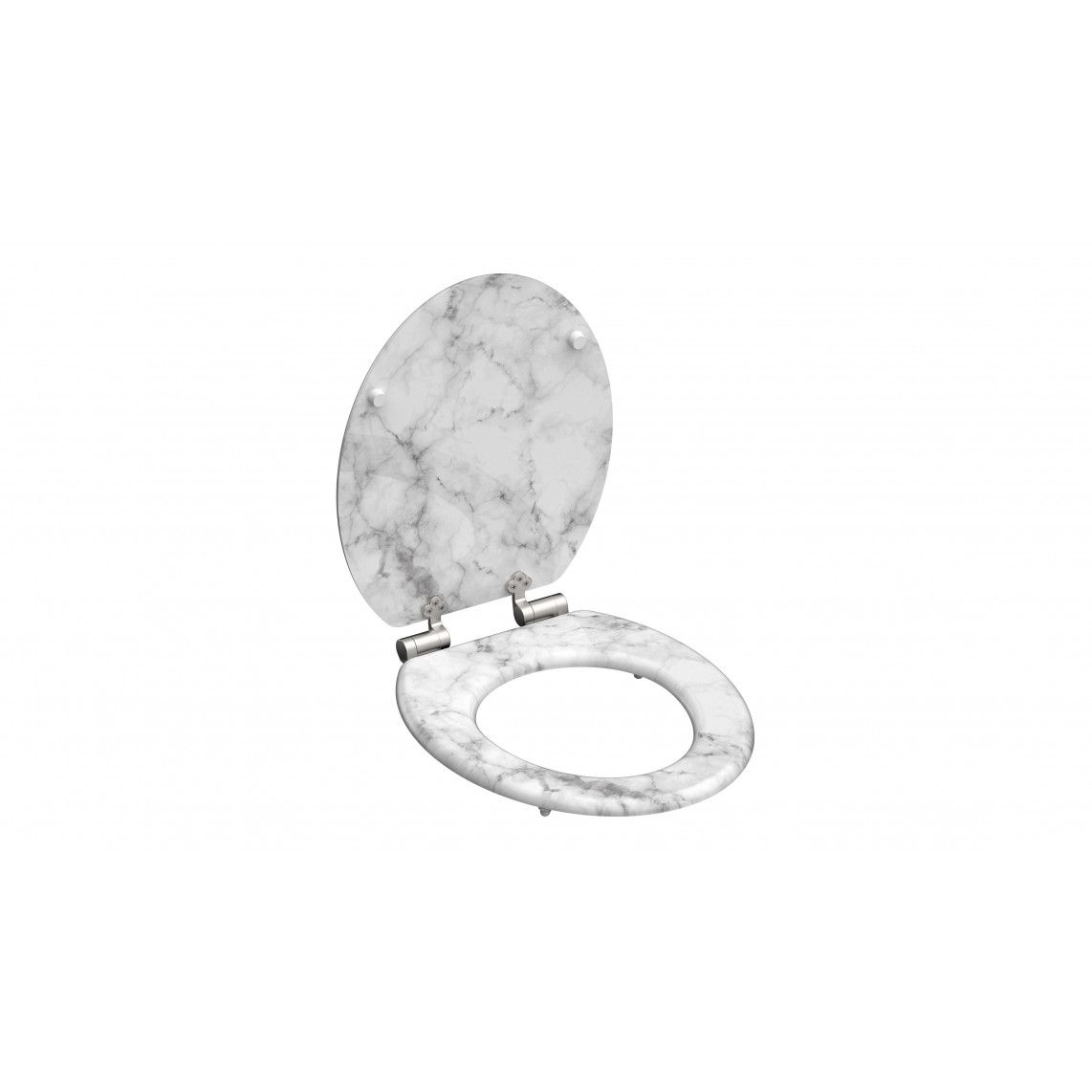 80194 abattant WC en MDF MARMOR STONE, avec frein de chute vue 4