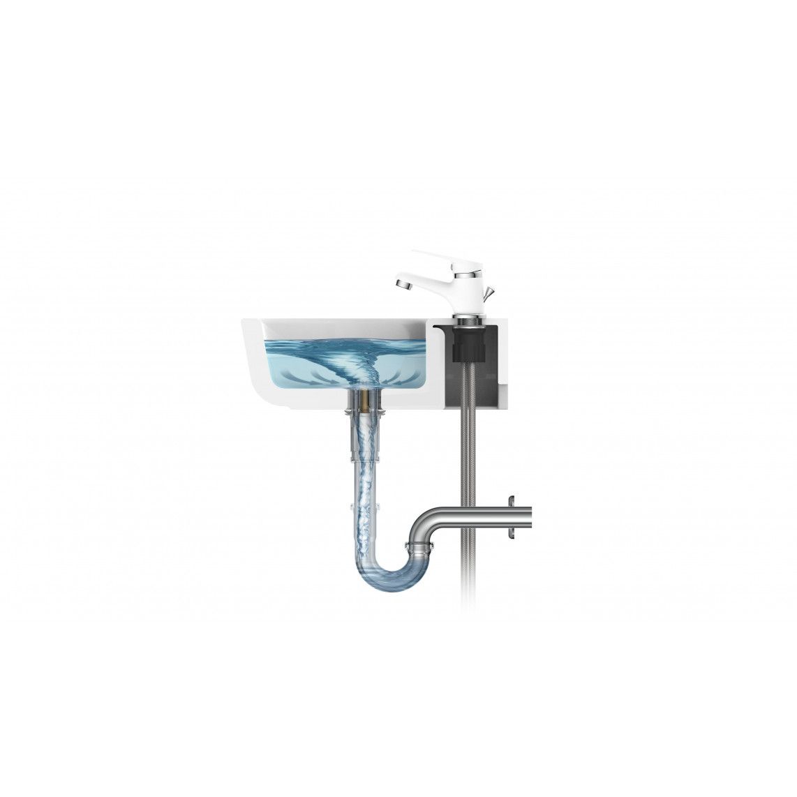 BZ002 Nettoyant pour évier avec Poignée en bois, Ø 140 mm, Rose vue 10
