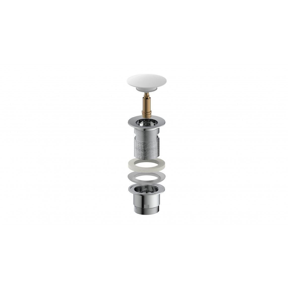 98807410 Design-afvoerwaste, dop wit, 1 1/4? x 65 mm vue 9