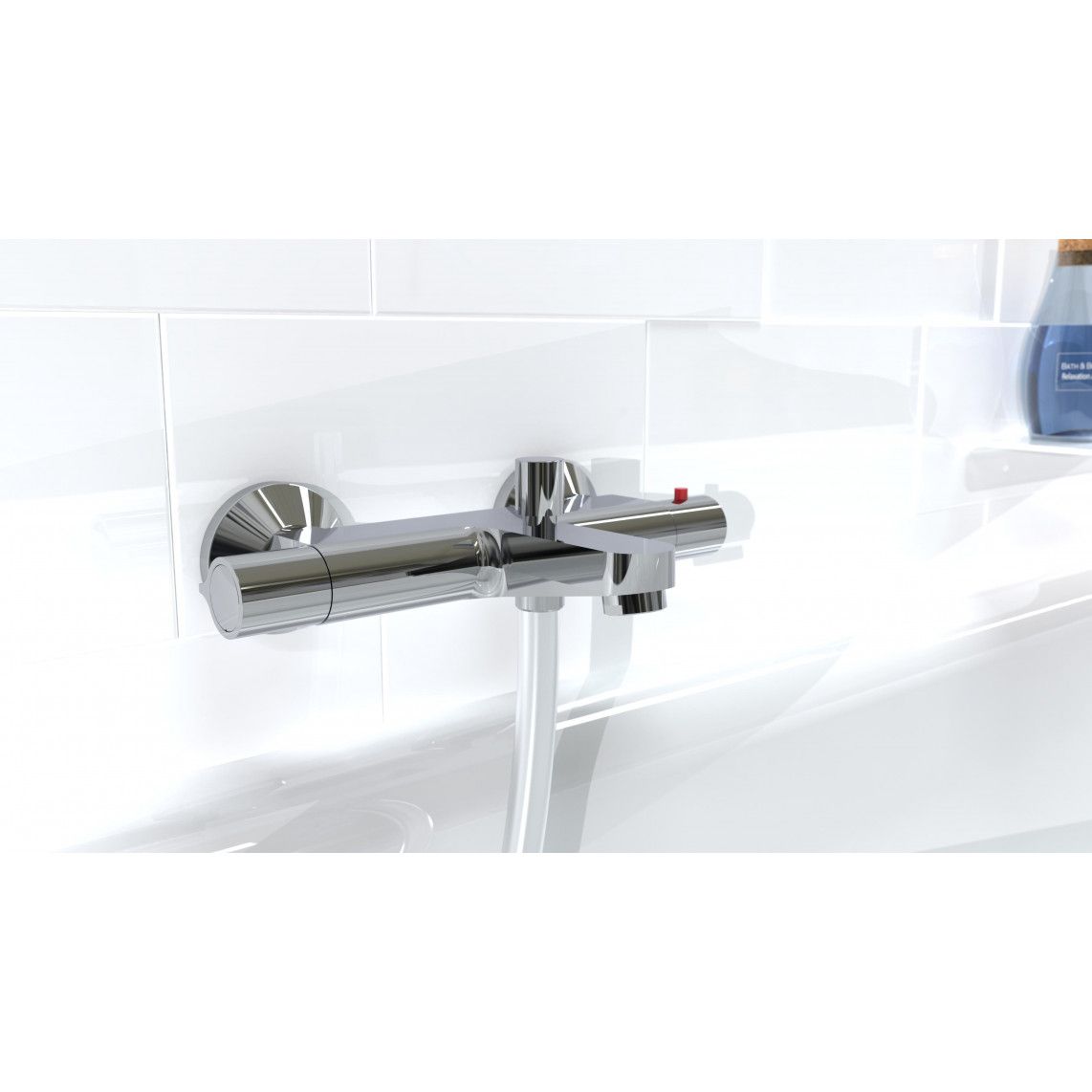 52450 VICO Mitigeur thermostatique bain/douche, chromé vue 6