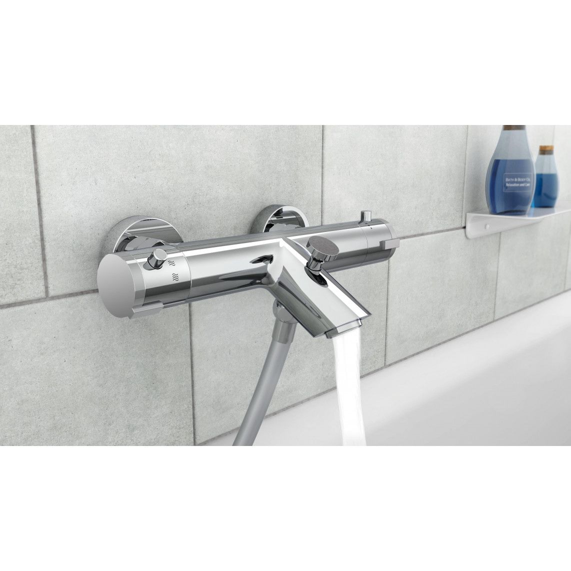 52470 LONDON Mitigeur thermostatique bain/douche, chromé vue 4