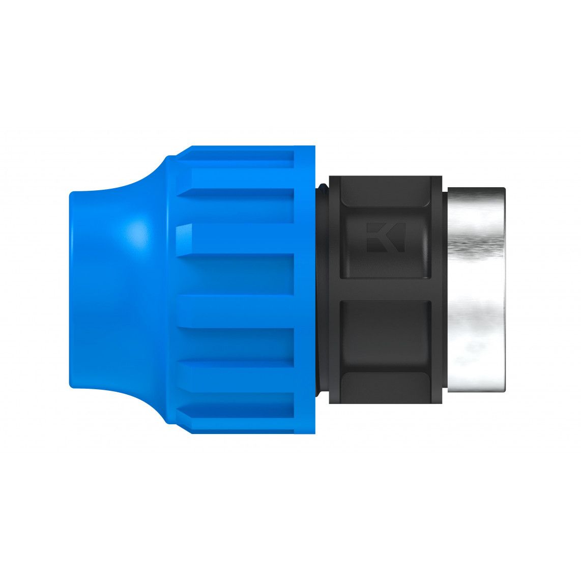 984843317 PP overgangsstuk, 32 mm x 1"BI, knelfitting voor tyleen/socarex vue 2