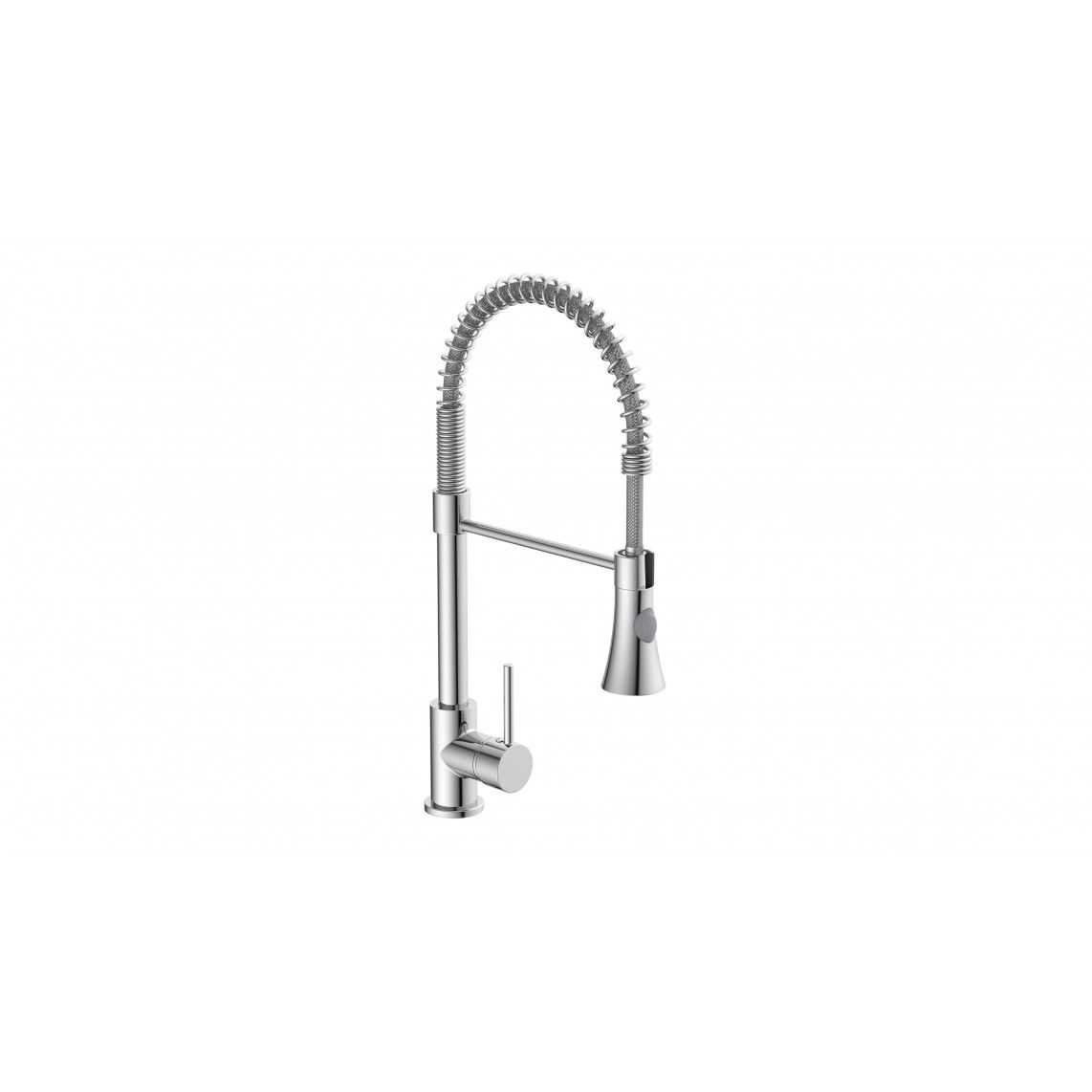 NI183ESCR-PR LEON Sink mixer, chrome, with pull-out sprayer vue 2