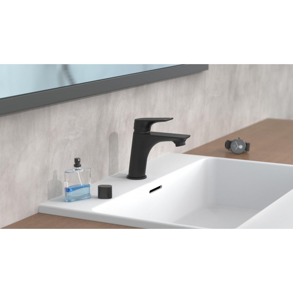 33216 BOSTON Mitigeur lavabo, noir mat vue 5