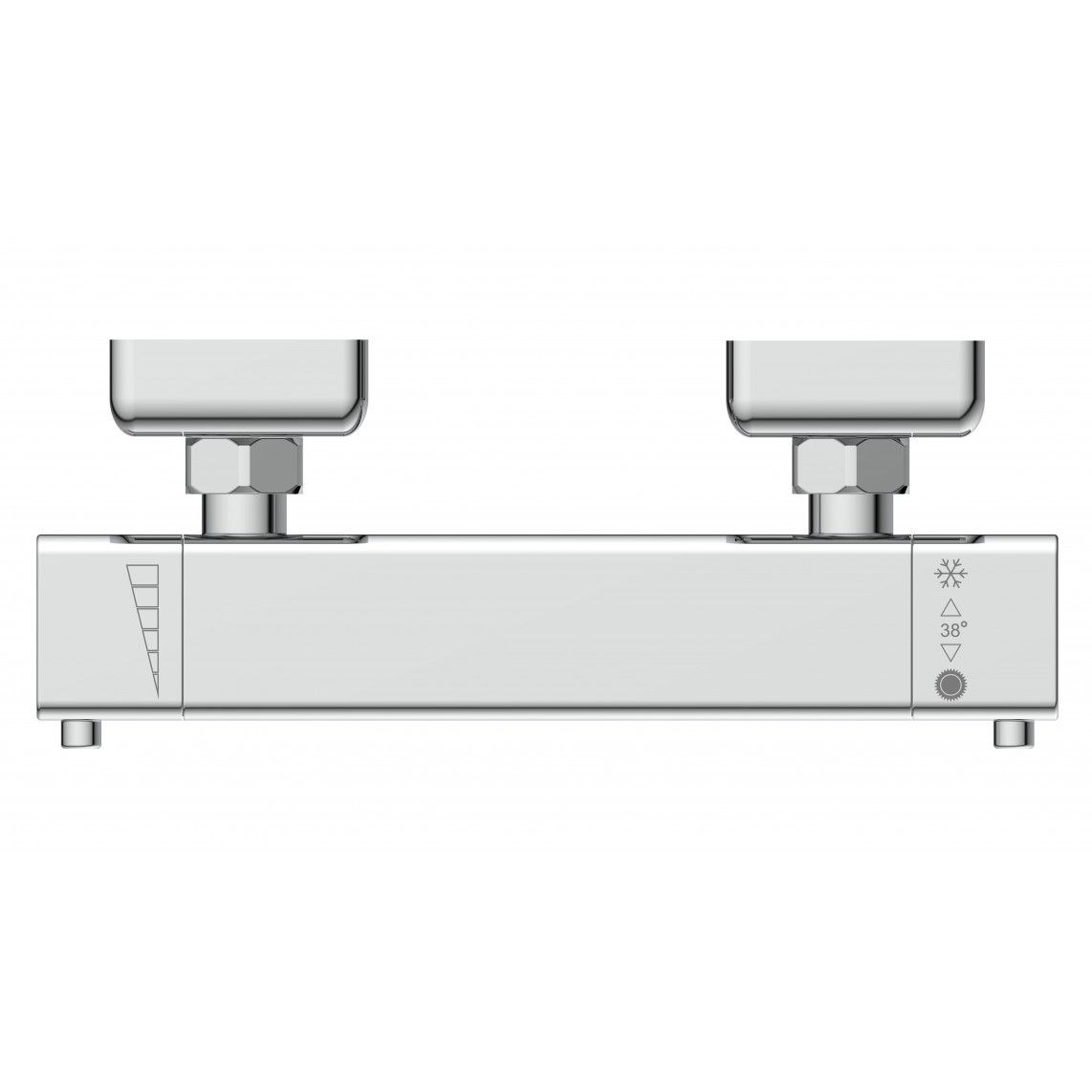 52485 SIGNO Thermostatische douchekraan, chroom vue 4