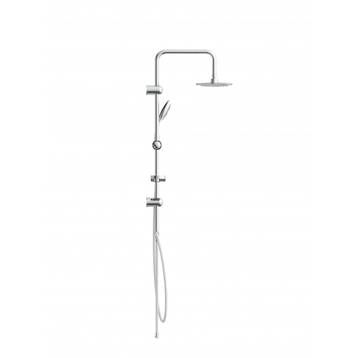 DXLD60087CS DUSCHTRAUM Regendouche set, chroom/wit vue 4