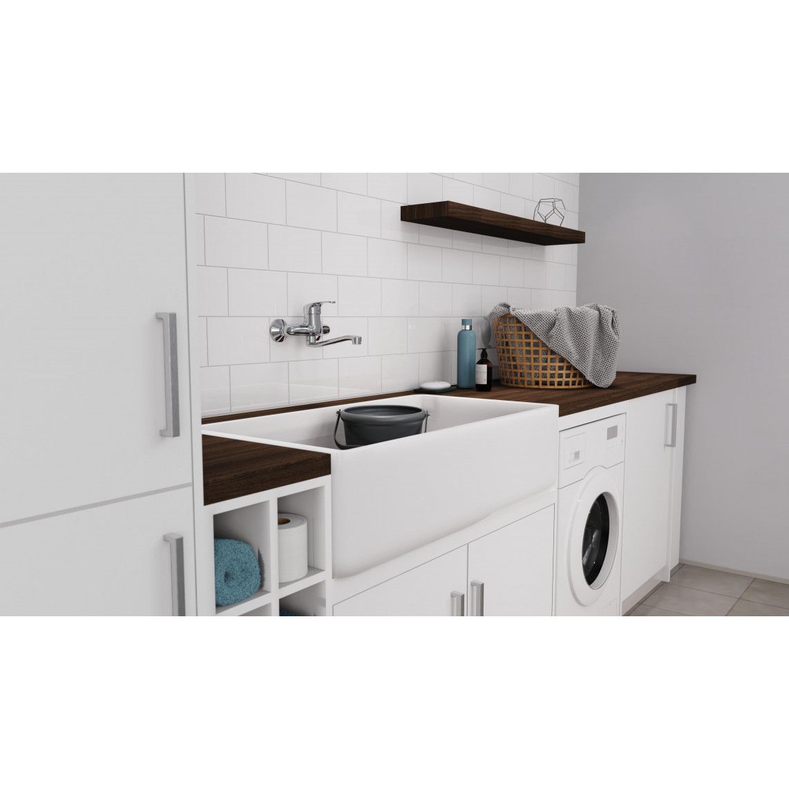 36760 ORAZI Keukenkraan voor wandmontage, chroom vue 10