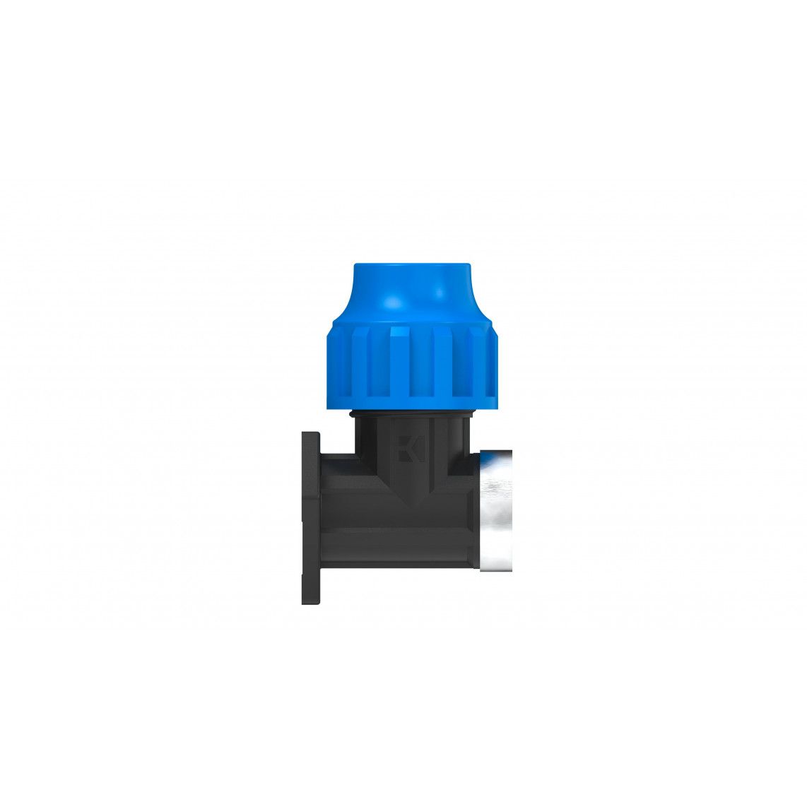 984842717 PP wandplaat, 20 mm x 1/2"BI, knelfitting voor tyleen/socarex vue 3