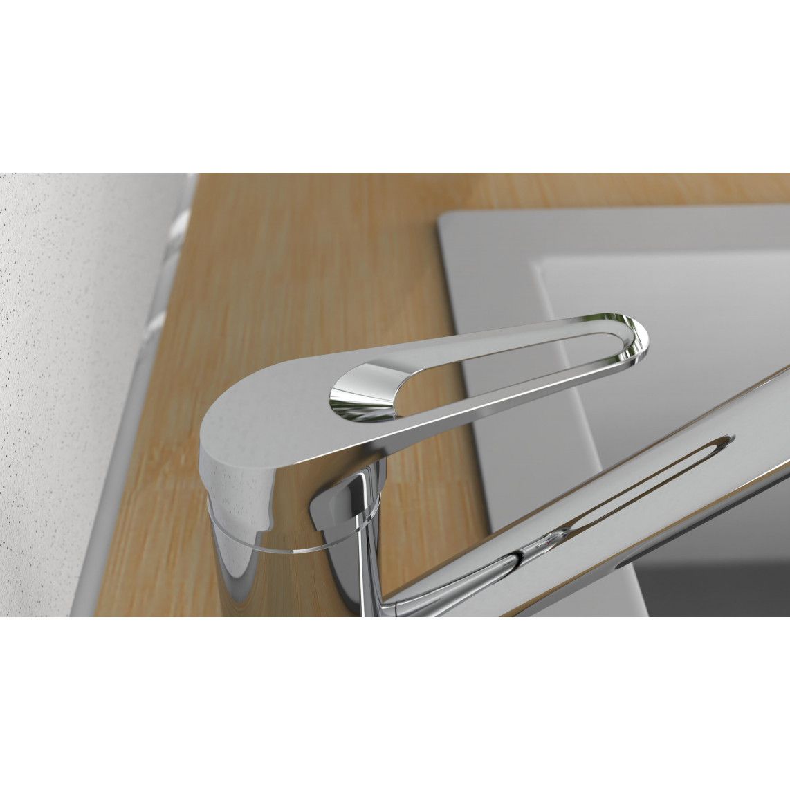 NI182SCR SPEED Keukenkraan, chroom vue 8