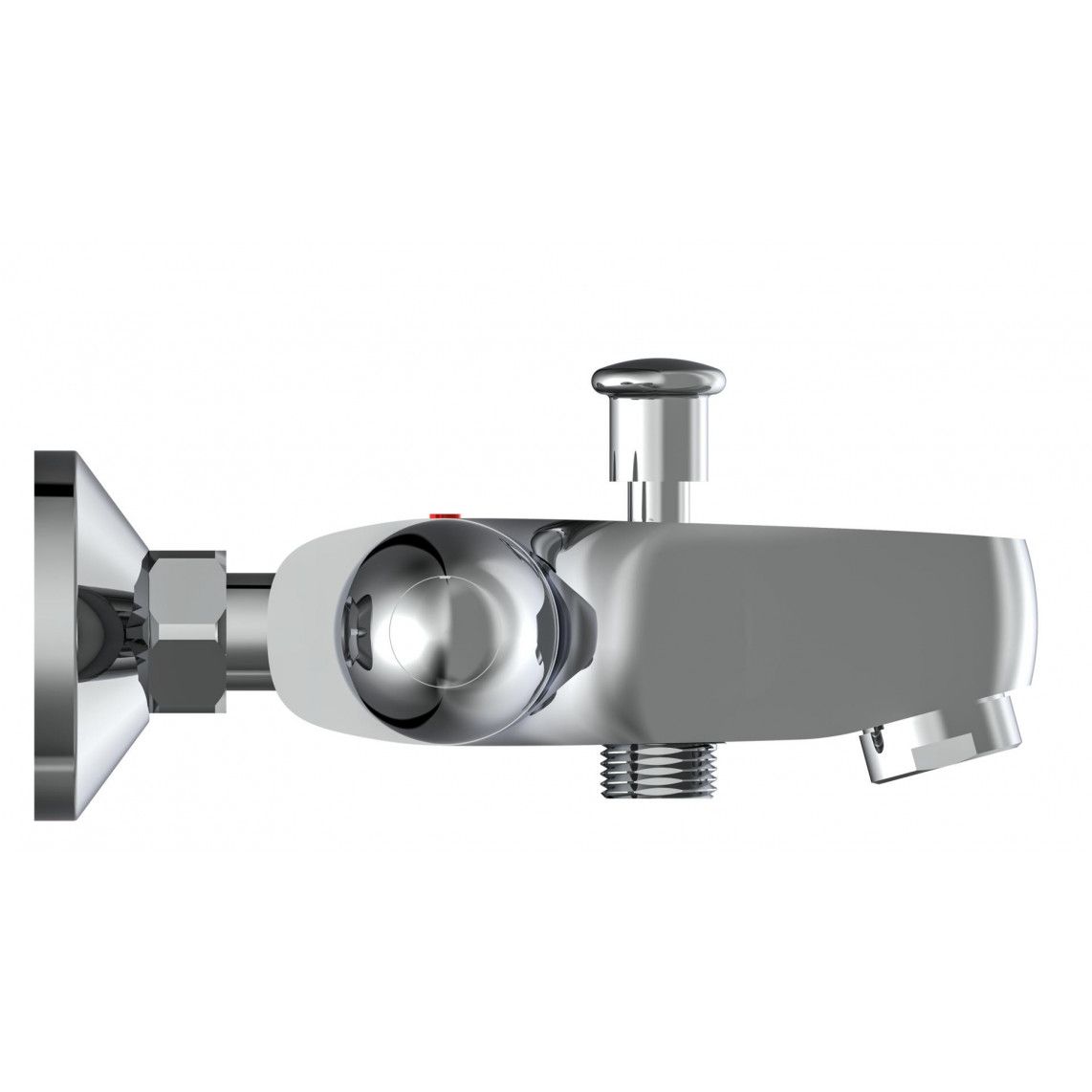 52440 SUPRA Thermostatische badkraan, chroom vue 2