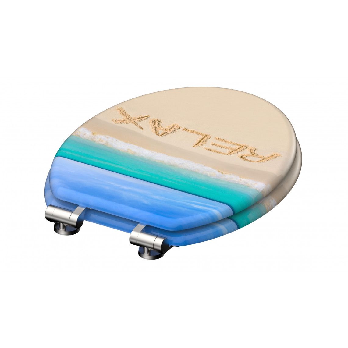 80131 abattant WC en MDF RELAX, avec frein de chute vue 5