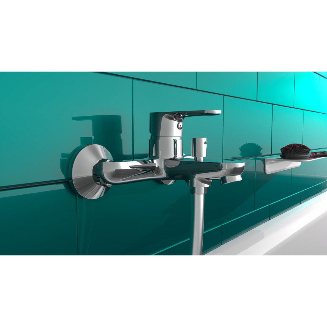 NI023CALCR CLAUDIO Mitigeur bain/douche, chromé vue 4