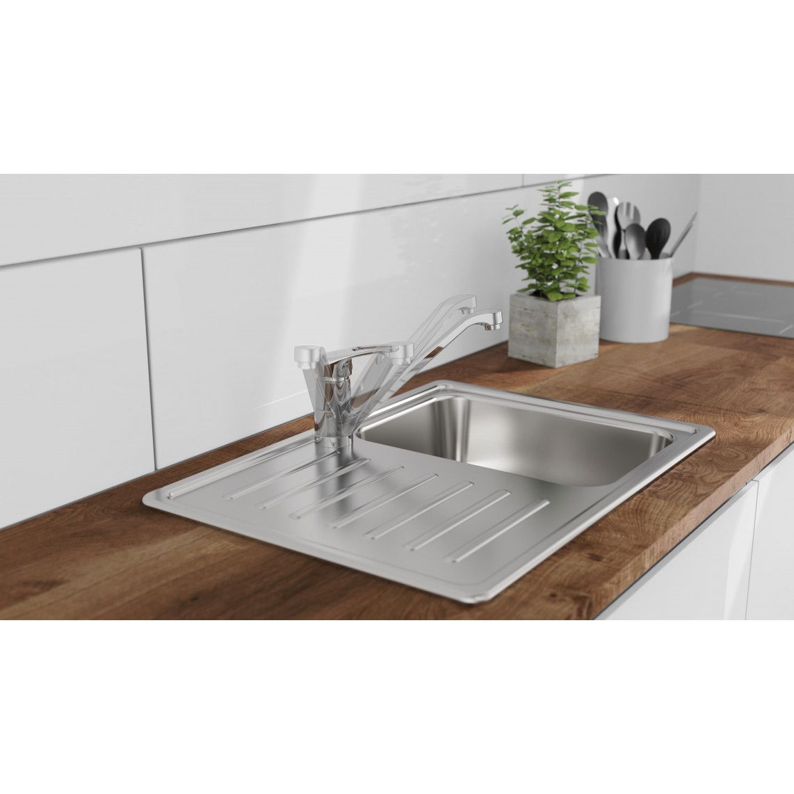 77250 GRANDE Keukenkraan, chroom vue 10
