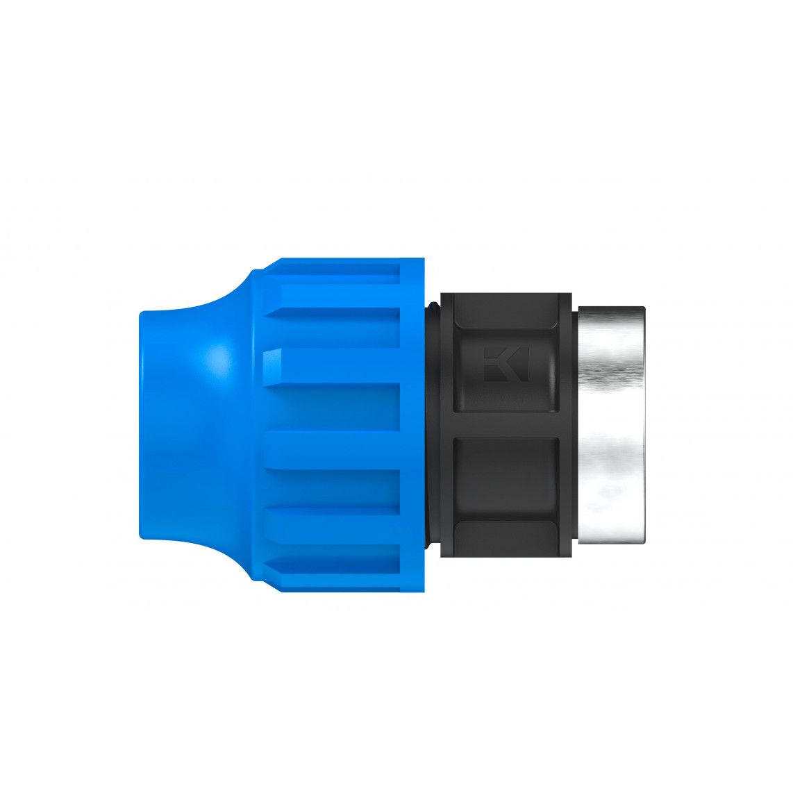 984843117 PP overgangsstuk, 20 mm x 1/2"BI, knelfitting voor tyleen/socarex vue 2