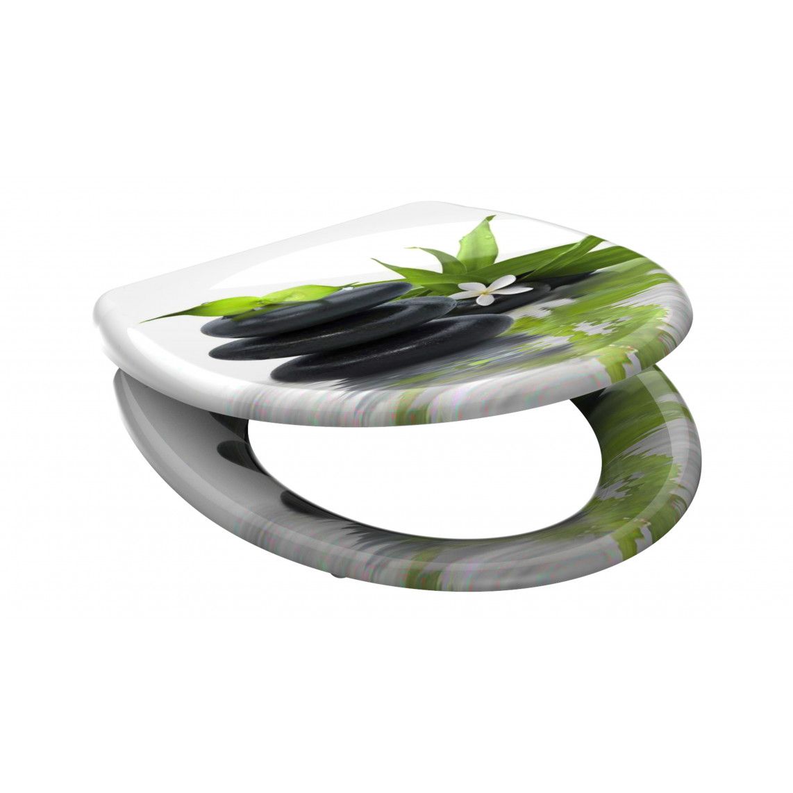 82367 Duroplast Toilet seat JASMIN, with soft close and quick release vue 2