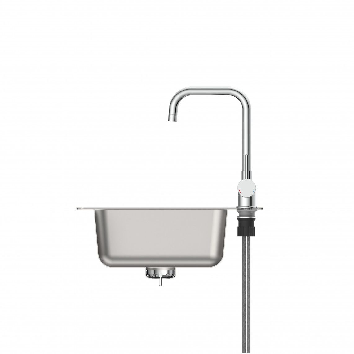 NI182GACR FUTURA Sink mixer, chrome vue 9