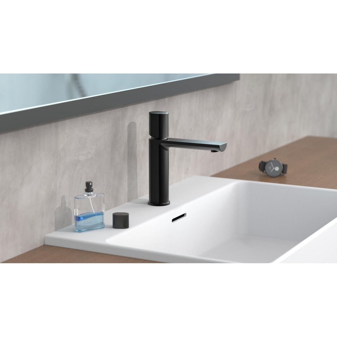 33616 NEW YORK Mitigeur lavabo, noir mat vue 10