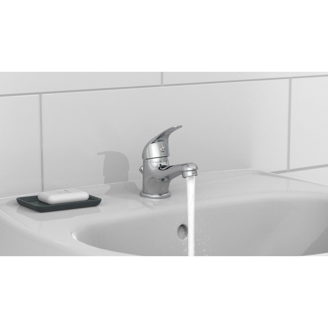 41100 ATHOS PLUS Wastafelkraan, chroom vue 6